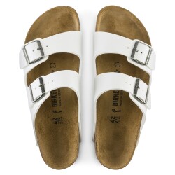 Birkenstock - Birkenstock Arizona Bf Unisexterlik Beyaz 0552683 (1)