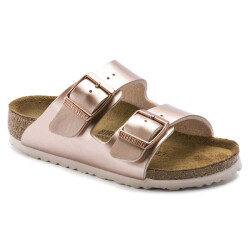 Birkenstock - Birkenstock Arizona Kids Bs Metalic Bakır Terlik 1012478 (1)