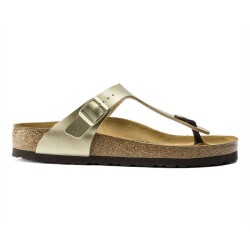 Birkenstock - Birkenstock Gizeh Bs Bayan Gold Terlik 1016108 