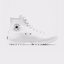 Converse - Converse Beyaz Deri Bayan Spor Ayakkabı A03705c 