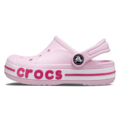 Crocs - Crocs Terlik Bayaband Clog T Ballerine Pink 207018-6tg (1)