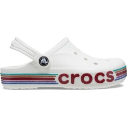 crocs - Crocs Terlik Bayaband Rainbow Glitter Clg K White 209730-100 