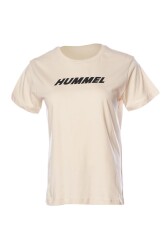 HUMMEL - Hummel Tshırt Elemental Logo Kadın Bej 912016-9820 