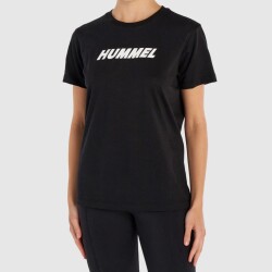 HUMMEL - Hummel Tshırt Elemental Logo Kadın Siyah 912016-2001 