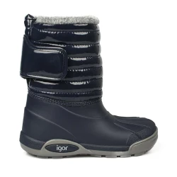 IGOR - Igor Topo Skı Charol Marino Navy Çocuk Çizmesi W10168-003 