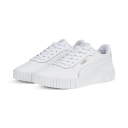 Puma Carina 2..0 White Silver Kadın Spor Ayakkabı 385849-02 (3)