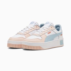 Puma - Puma Carina Street White Pink Kadın Spor Ayakkabı 389390-29 