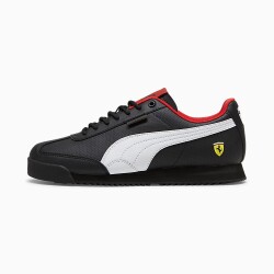 Puma - Puma Ferrari Roma Via Erkek Siyah Spor Ayakkabı 308378-01 