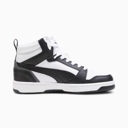 Puma - Puma Rebound V6 Mid Jr Byz Siyah Spor Ayakkabı 393831-01 