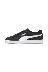 Puma - Puma Smash 3.0 Buck Unisex Siyah Beyaz Spor Ayakka 392336-01 