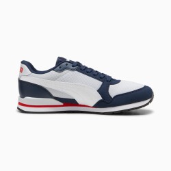 Puma - Puma St Runer V3 Mesh Erk Wht Navy Spor Ayakkabı 384640-22 (1)