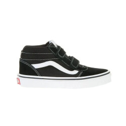 Vans Ward Mid V {suede/canvas} Black White Vn0a5hz9ıju1 (1)