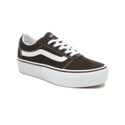 Vans Ward Platform{canvas} Black-white Vn0a3tlc1871 (3)