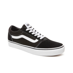 Vans Ward {suede/canvas} Black White Vn0a36emc4r1 (3)