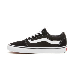 Vans - Vans Ward {suede/canvas} Black White Vn0a38j9ıju1 (1)